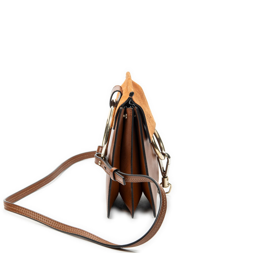 Shoulder Bag Small Faye Bracelet Bag Brown Calfskin Leather