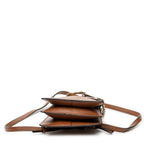 Shoulder Bag Small Faye Bracelet Bag Brown Calfskin Leather