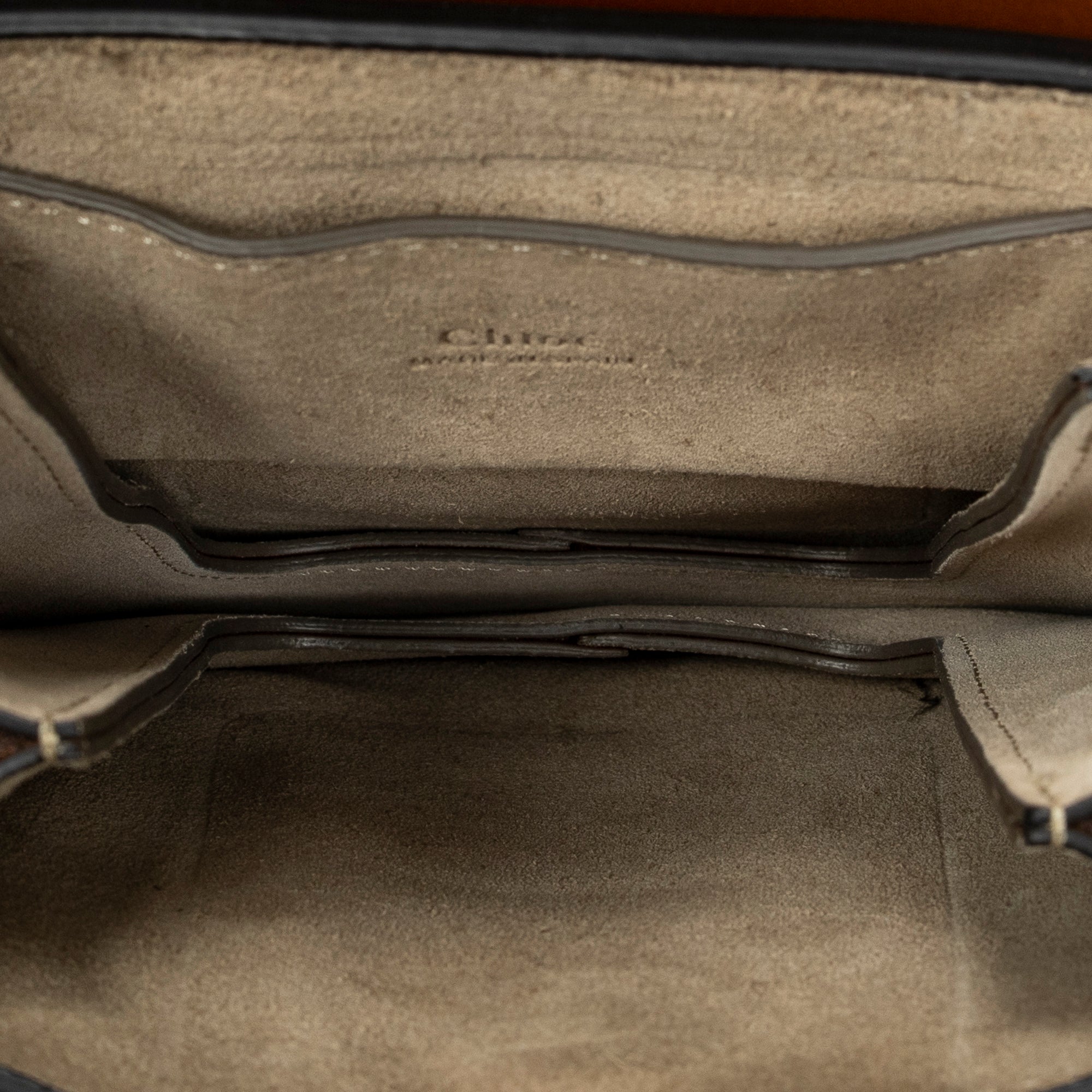 Shoulder Bag Small Faye Bracelet Bag Brown Calfskin Leather