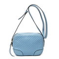 Shoulder Bag Mini Bree Crossbody Light Blue Microguccissima Leather