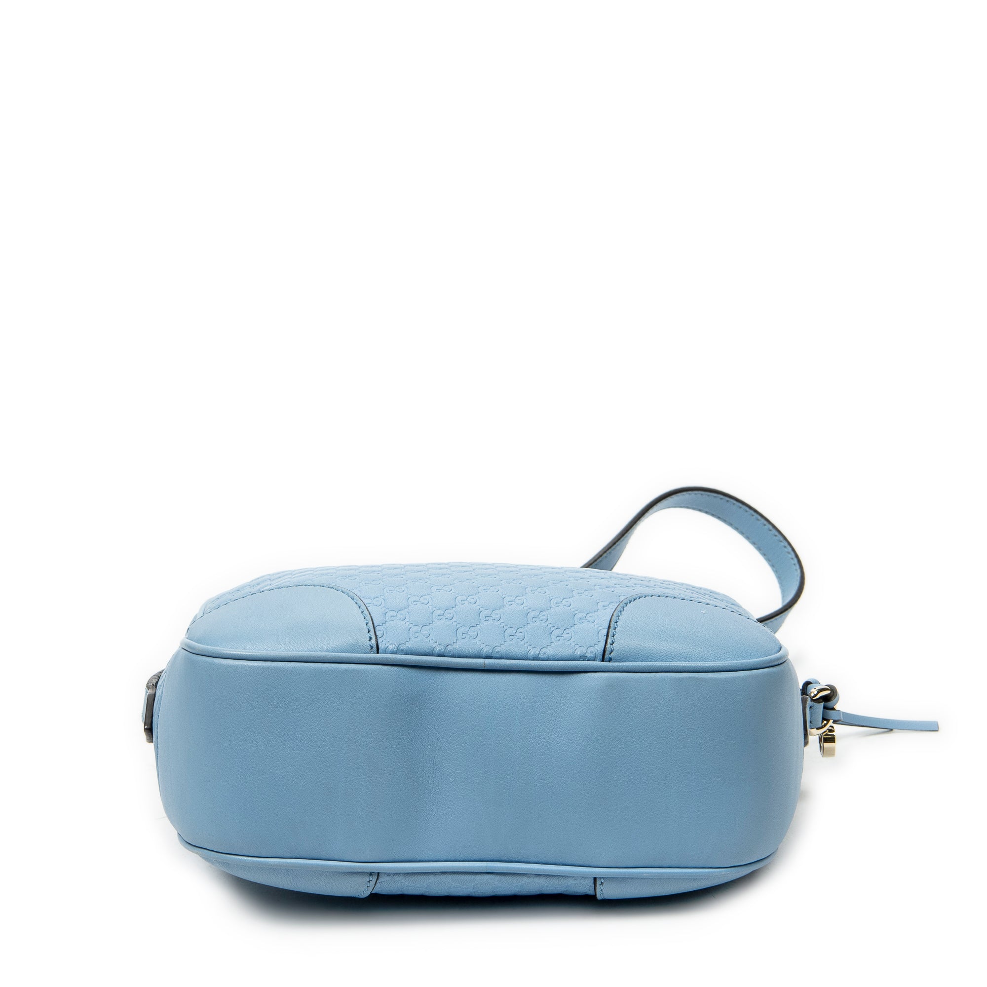 Shoulder Bag Mini Bree Crossbody Light Blue Microguccissima Leather