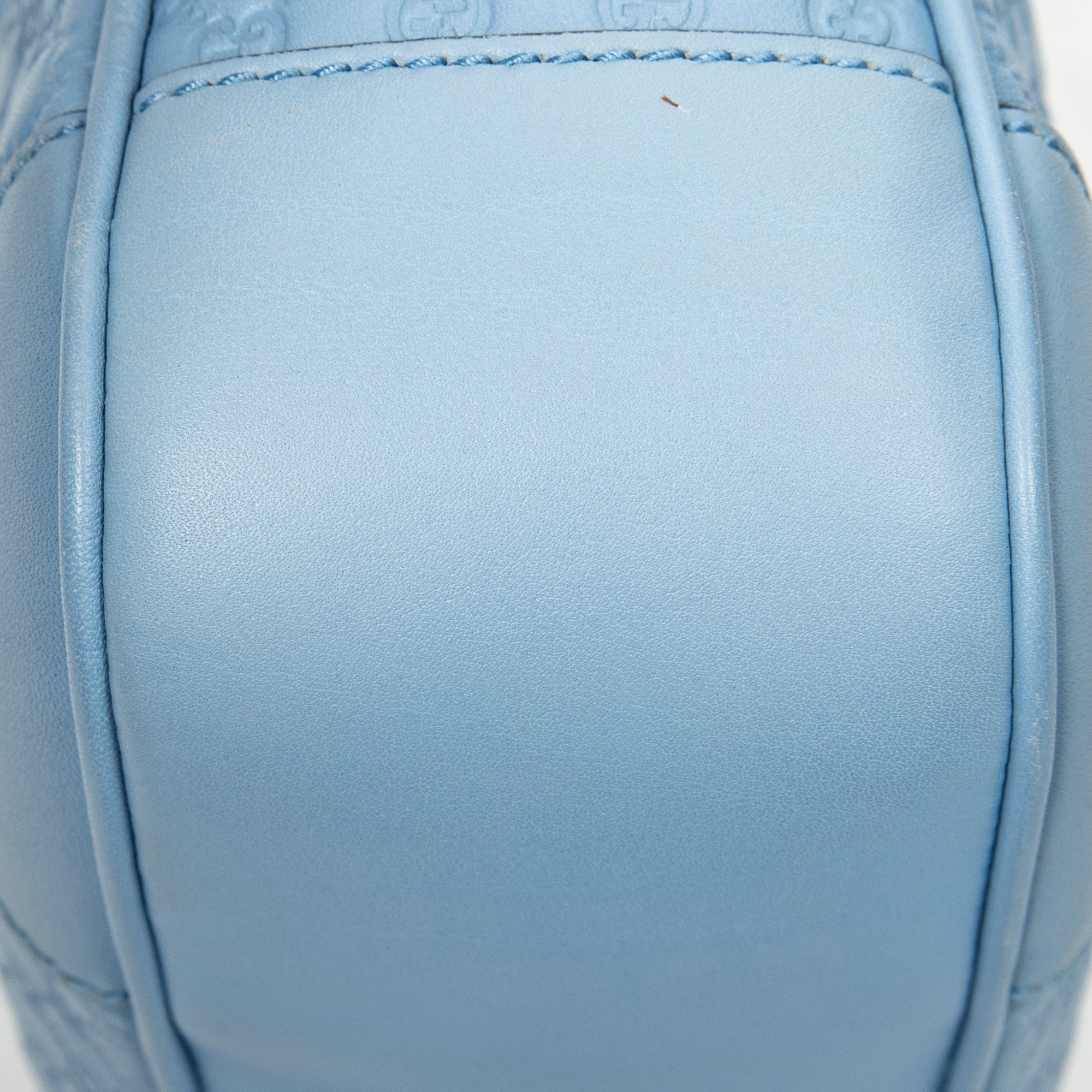Shoulder Bag Mini Bree Crossbody Light Blue Microguccissima Leather
