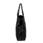 Shoulder Bag Square Web Shopper Black Monogrammed Nylon Canvas