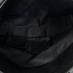 Shoulder Bag Square Web Shopper Black Monogrammed Nylon Canvas