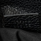 Shoulder Bag Square Web Shopper Black Monogrammed Nylon Canvas
