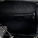 Backpack Mini Bamboo Backpack Black Nylon Canvas