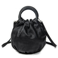 Shoulder Bag Bounce Bag Black Calfskin Leather