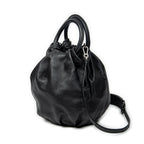 Shoulder Bag Bounce Bag Black Calfskin Leather