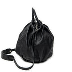 Shoulder Bag Bounce Bag Black Calfskin Leather
