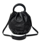 Shoulder Bag Bounce Bag Black Calfskin Leather
