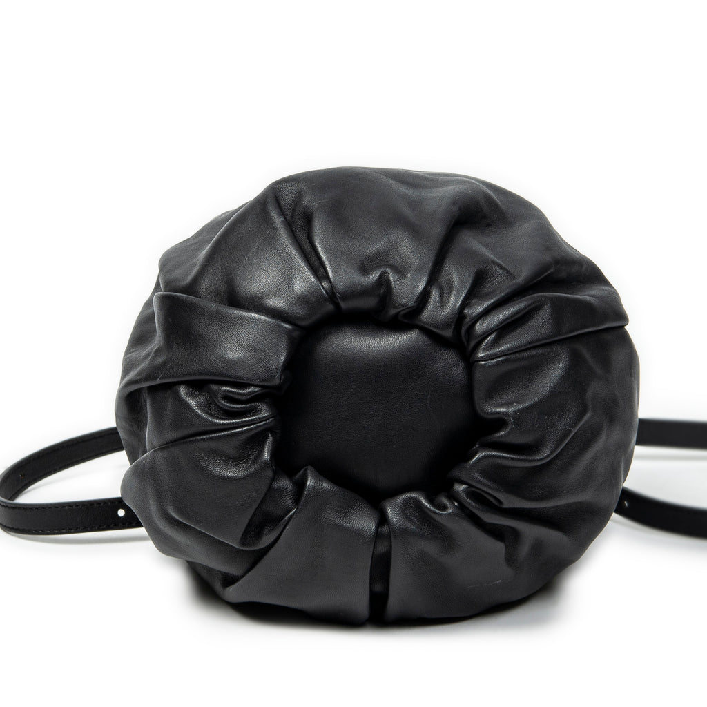 Shoulder Bag Bounce Bag Black Calfskin Leather