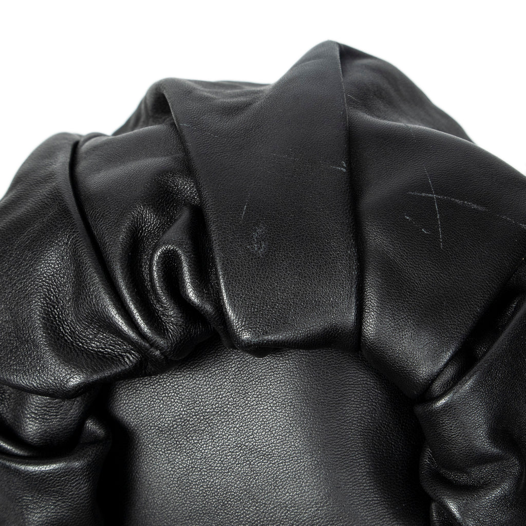 Shoulder Bag Bounce Bag Black Calfskin Leather