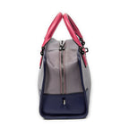 Handbag Tricolor Amazona 28 Lilac Grained Calfskin Leather