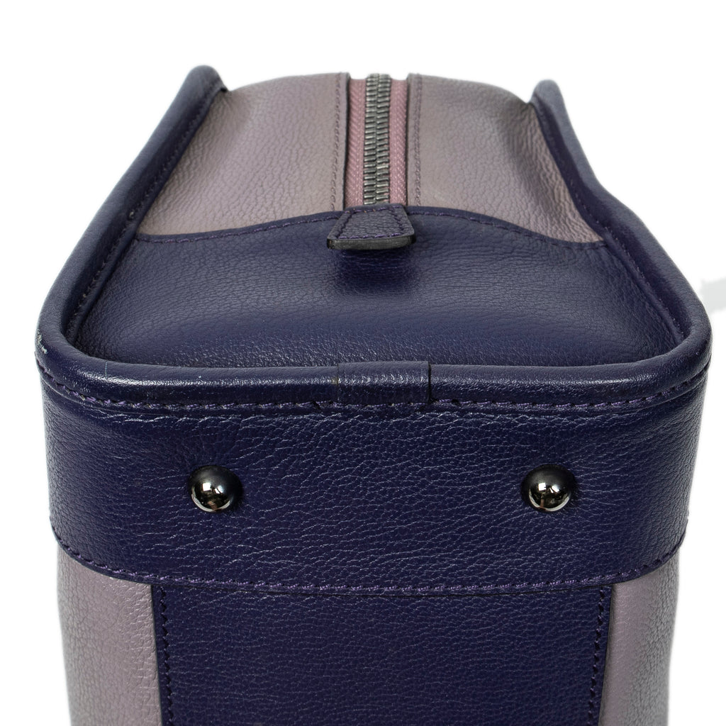 Handbag Tricolor Amazona 28 Lilac Grained Calfskin Leather