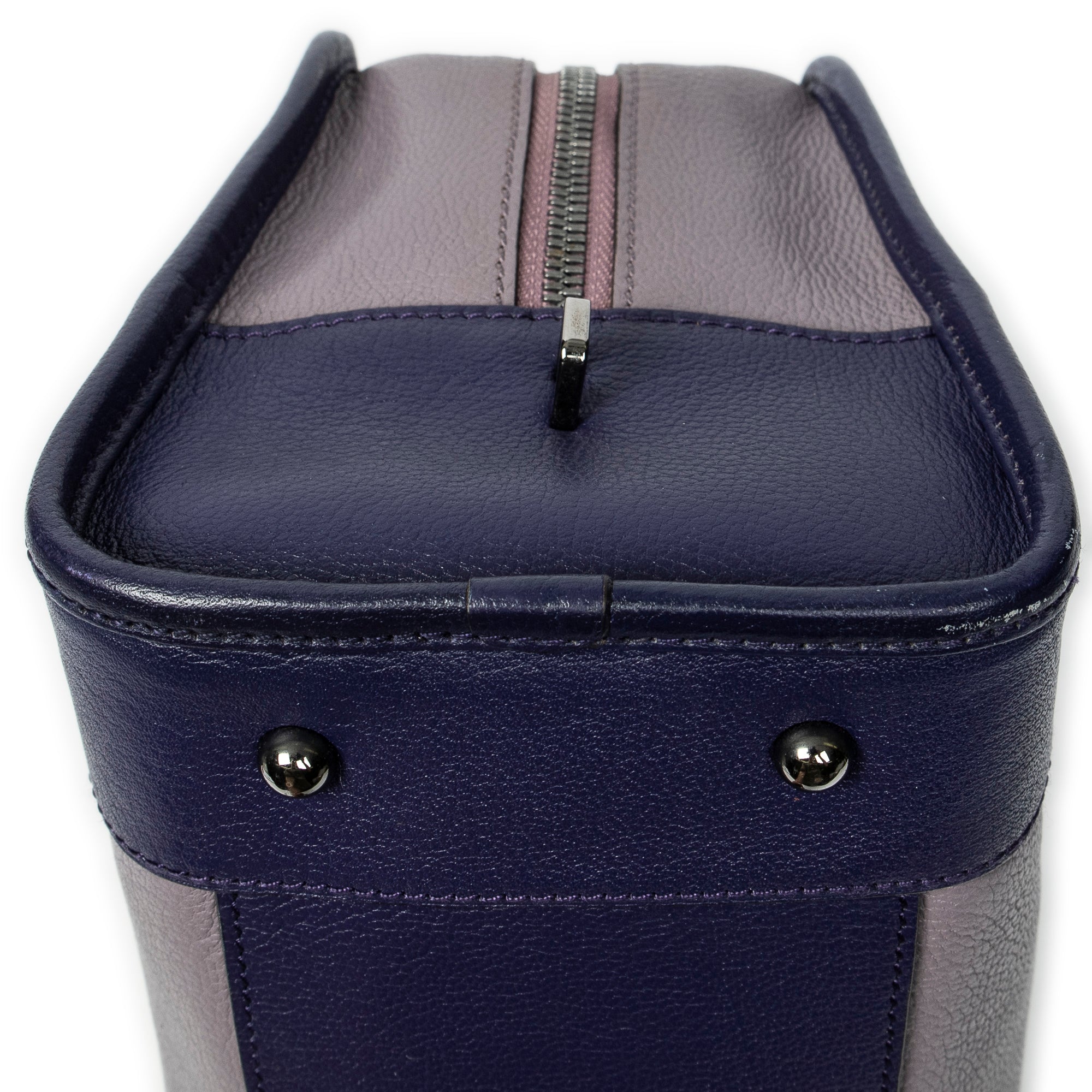 Handbag Tricolor Amazona 28 Lilac Grained Calfskin Leather