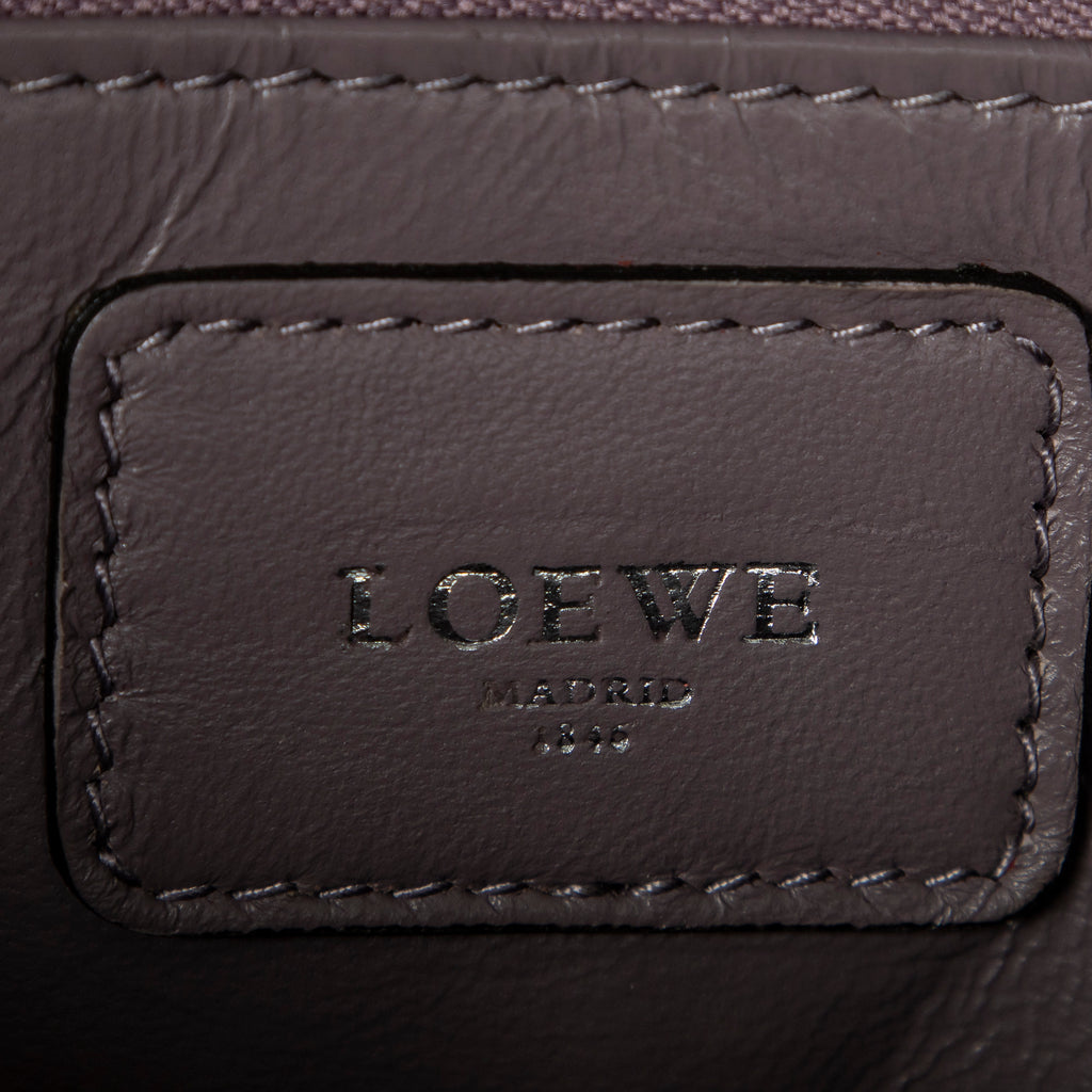 Handbag Tricolor Amazona 28 Lilac Grained Calfskin Leather