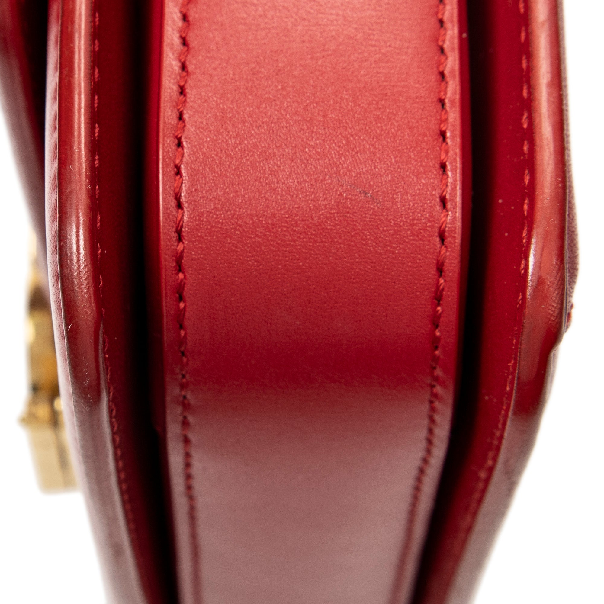 Shoulder Bag Small Solferino Red Smooth Calfskin Leather