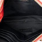 Shoulder Bag Teen Monogram Crossbody Red Calfskin Leather