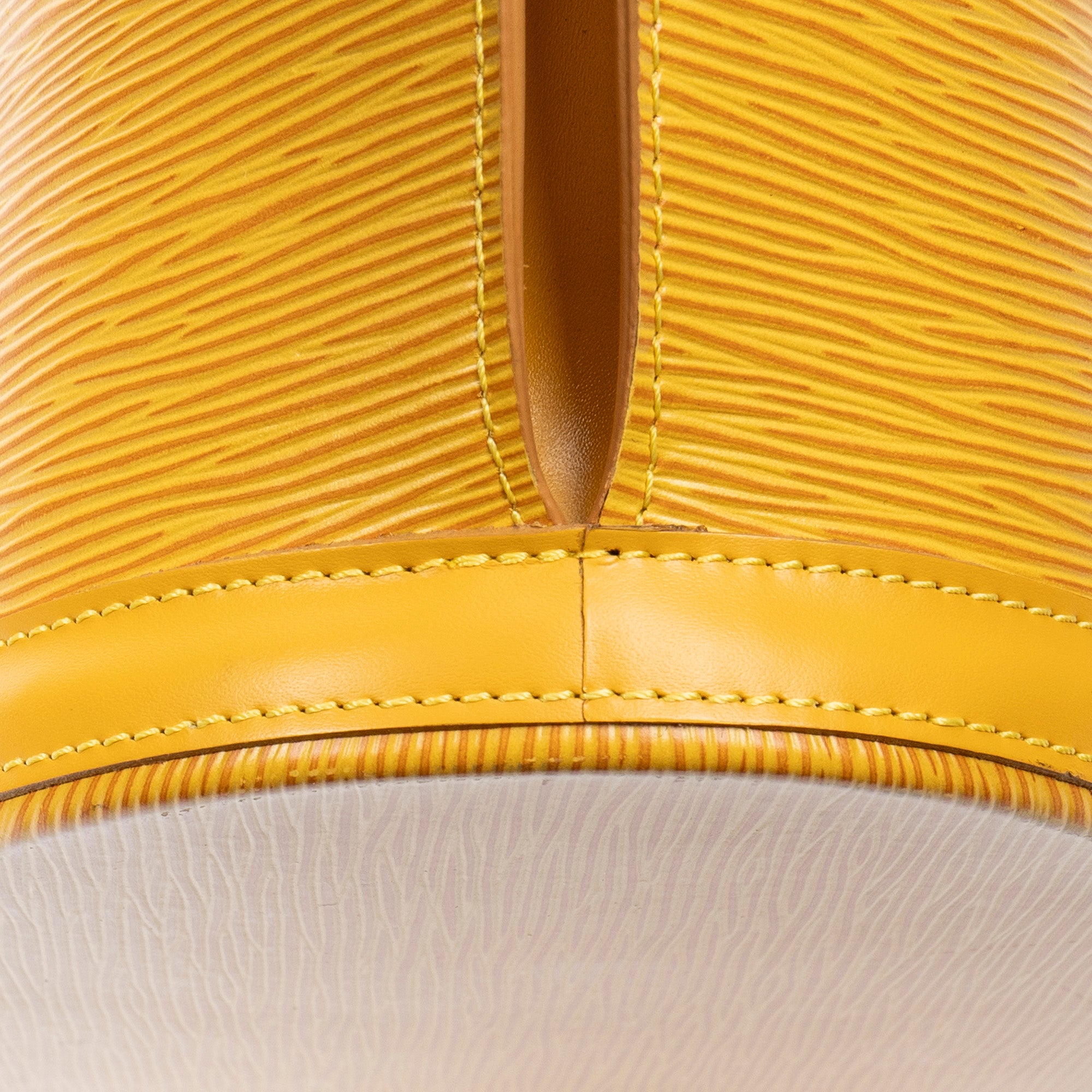 Shoulder Bag St-Jacques Shopping GM Yellow Epi