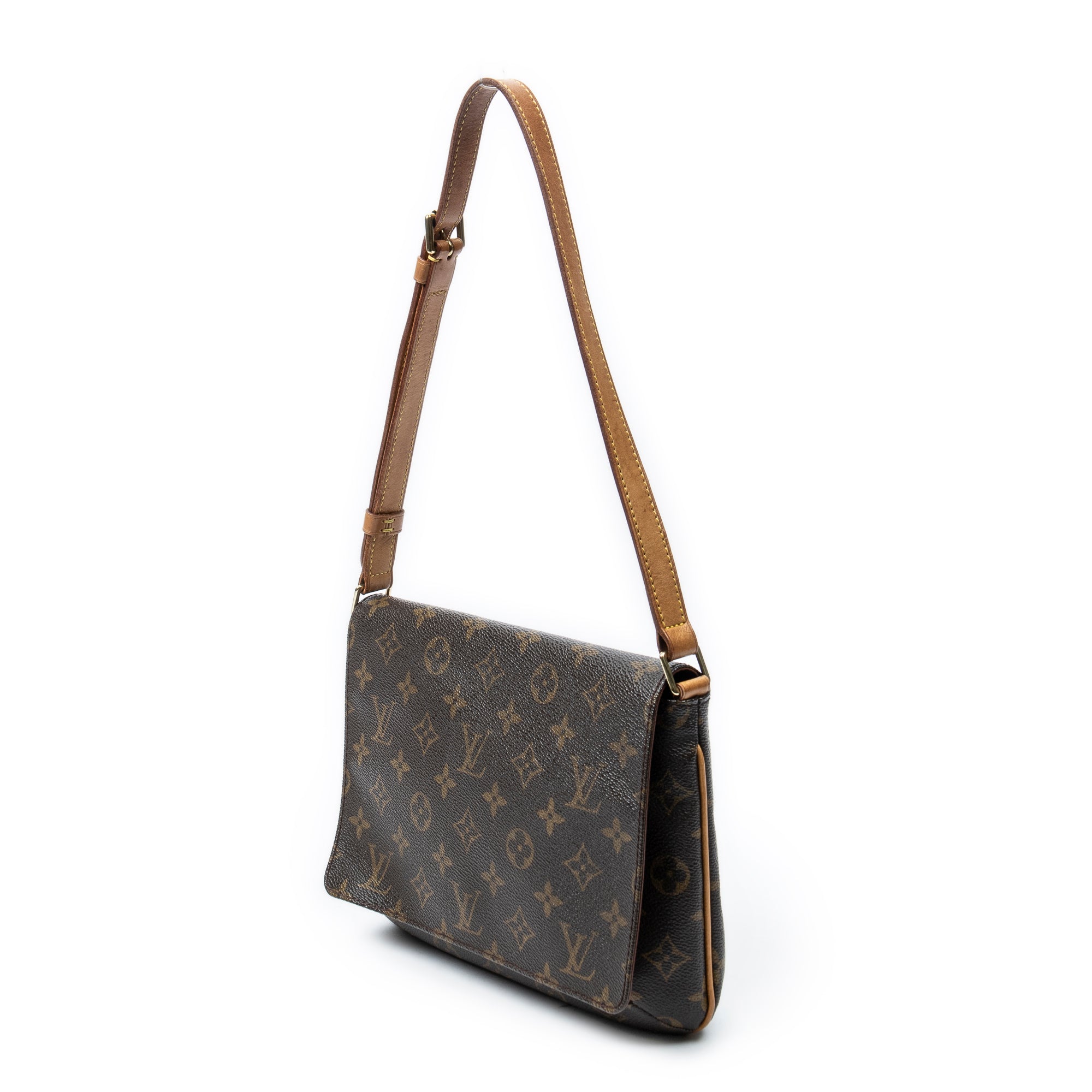 Shoulder Bag Musette Tango Brown Monogram Canvas