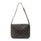 Shoulder Bag Musette Tango Brown Monogram Canvas