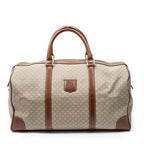 Travel Bag Vintage Medium Travel Boston Beige Macadam Coated Canvas