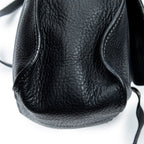 Shoulder Bag Medium Marcie Black Grained Calfskin Leather