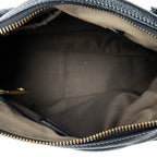 Shoulder Bag Medium Marcie Black Grained Calfskin Leather