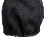 Shoulder Bag Large D-Ring Abbey Zip Tote Dark Brown Monogrammed Denim Canvas