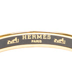 Bracelet Enamel Bangle PM Blue Rope Motif