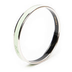Bracelet Enamel Bangle PM Light Green Logo Motif