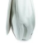 Shoulder Bag Heritage Flap Messenger White Grained Calfskin Leather