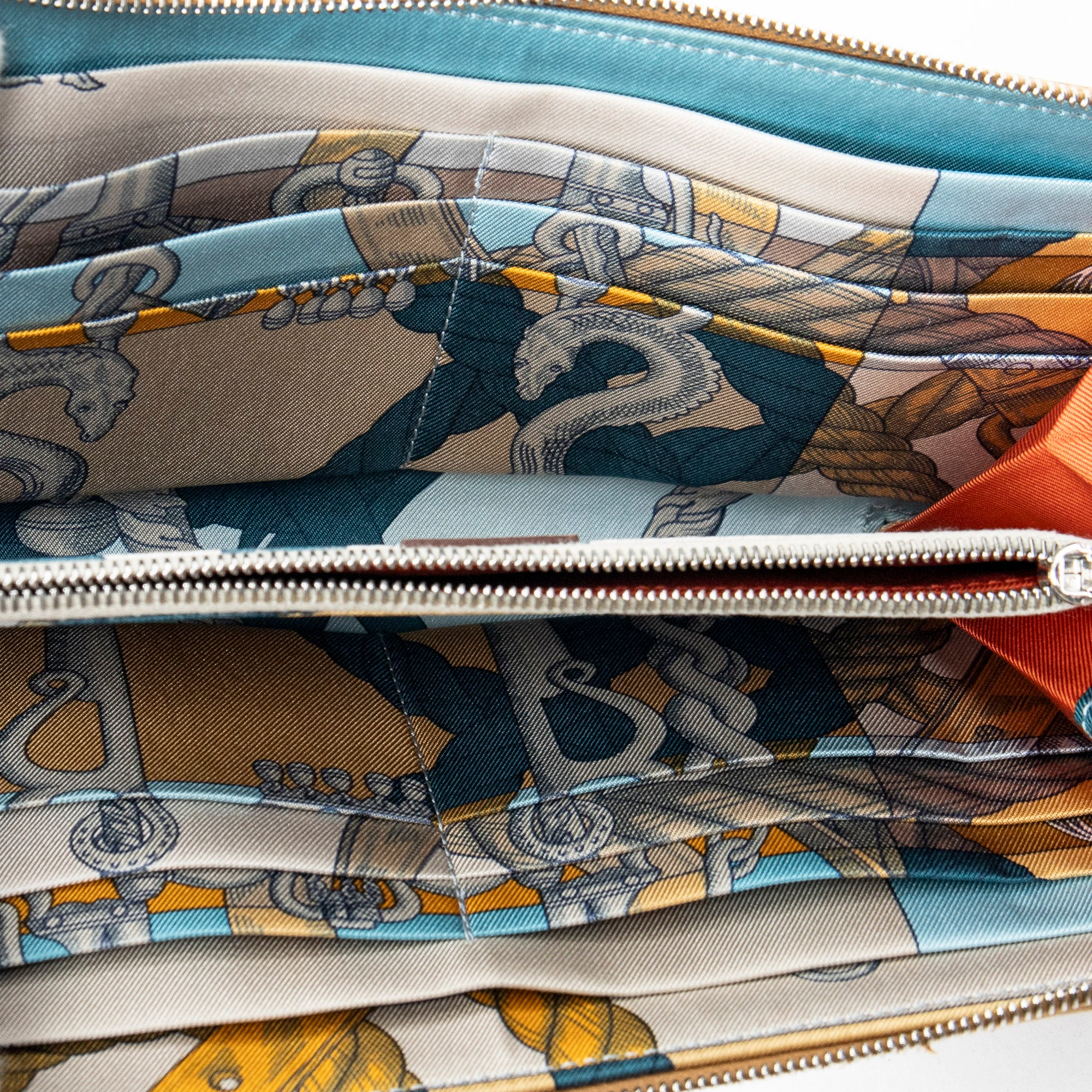 Wallet Azap Silk In Long Wallet Tan Epsom Leather