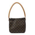 Shoulder Bag Looping MM Brown Monogram Canvas