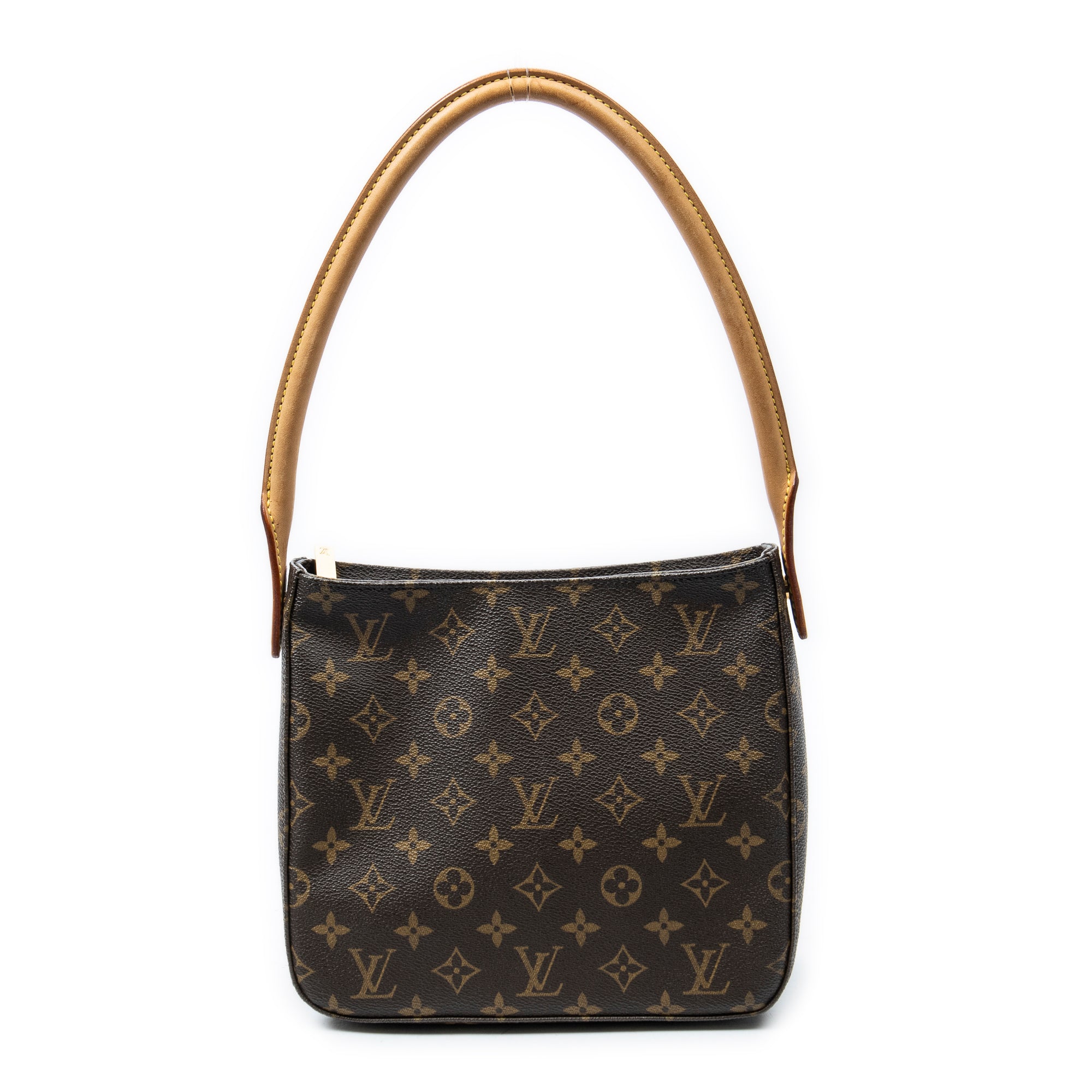 Shoulder Bag Looping MM Brown Monogram Canvas