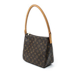 Shoulder Bag Looping MM Brown Monogram Canvas