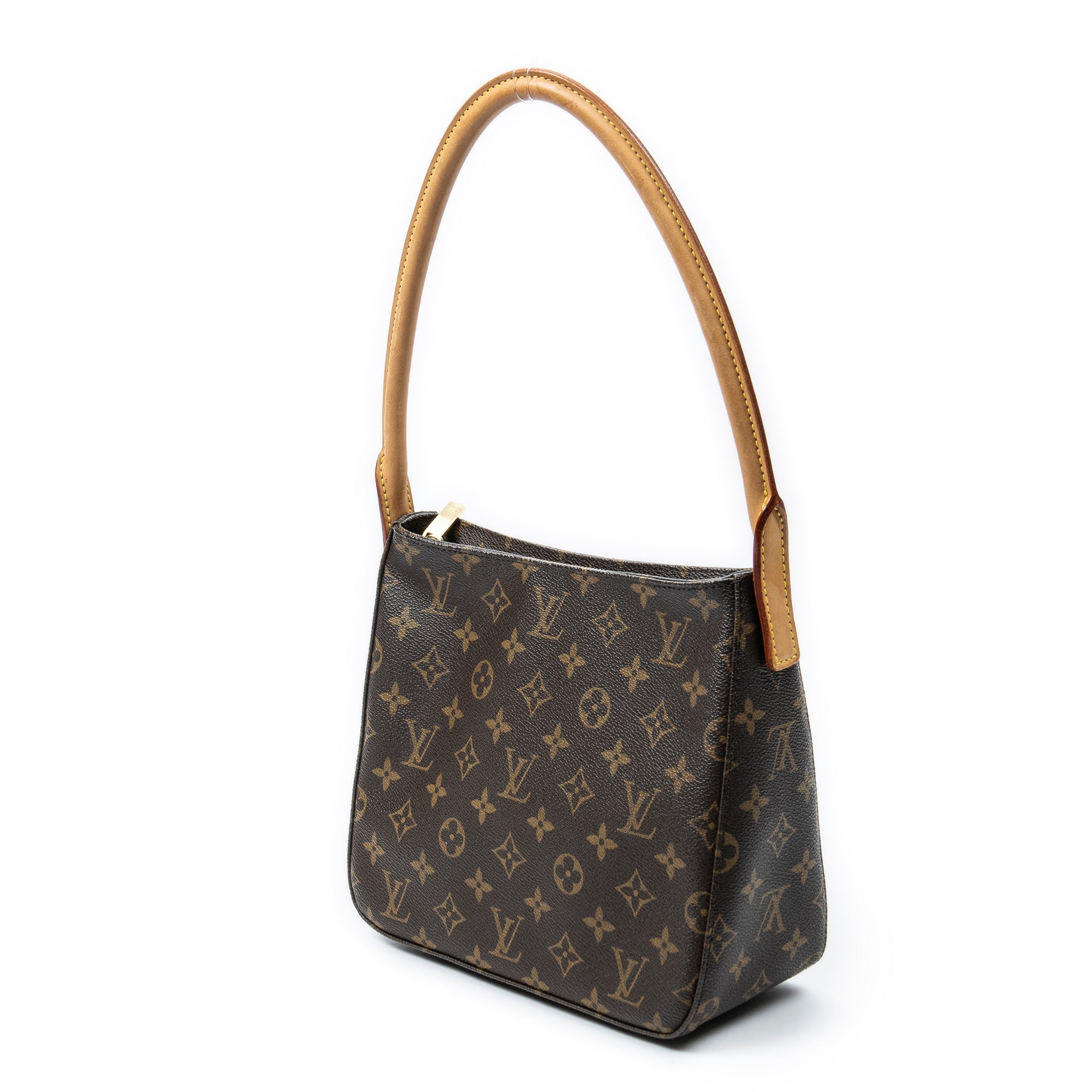 Shoulder Bag Looping MM Brown Monogram Canvas