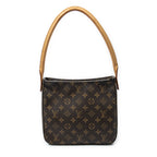 Shoulder Bag Looping MM Brown Monogram Canvas