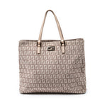 Handbag Small Square Shopping Tote Light Pink Zucchino Canvas