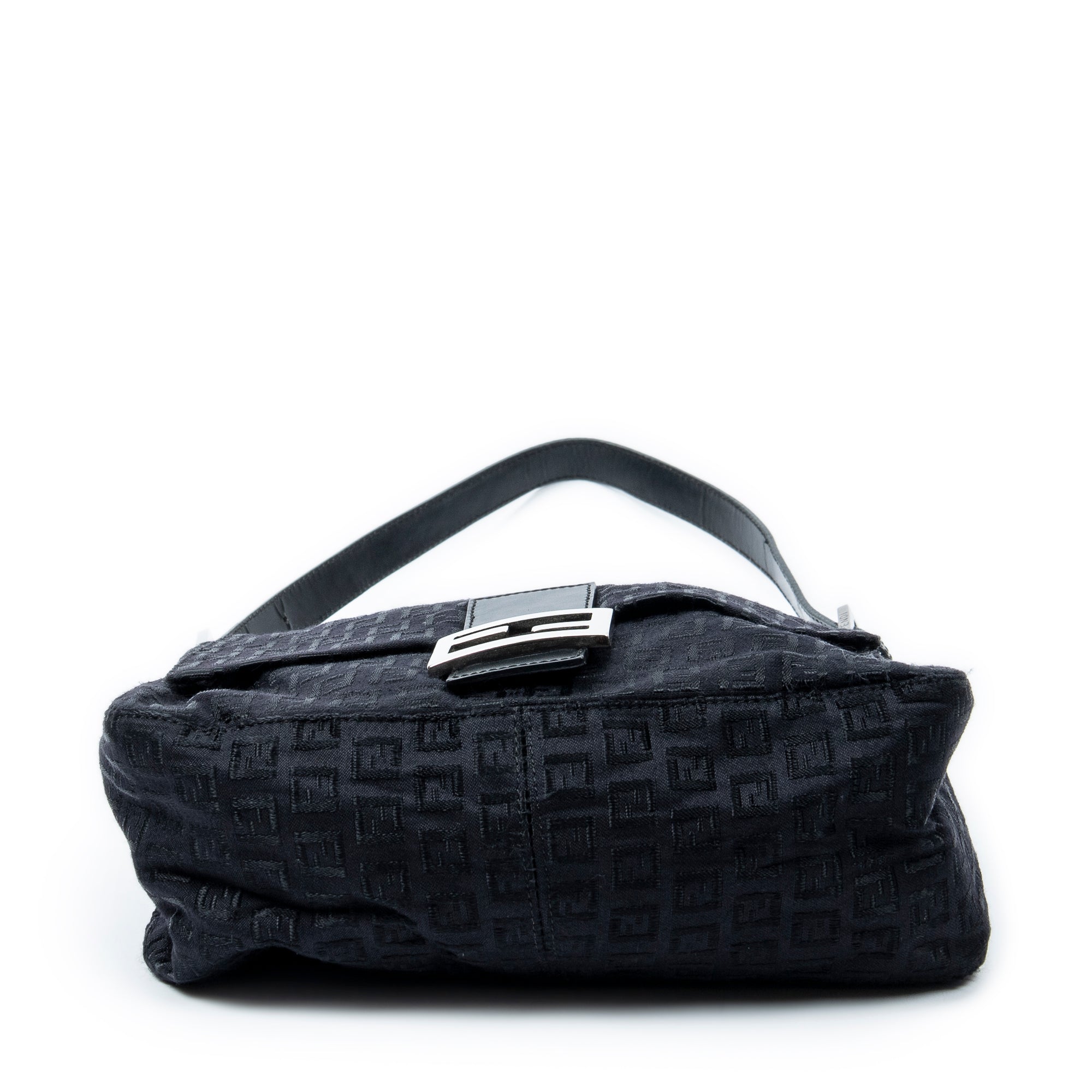 Shoulder Bag Mama Forever Black Zucchino Embossed Canvas