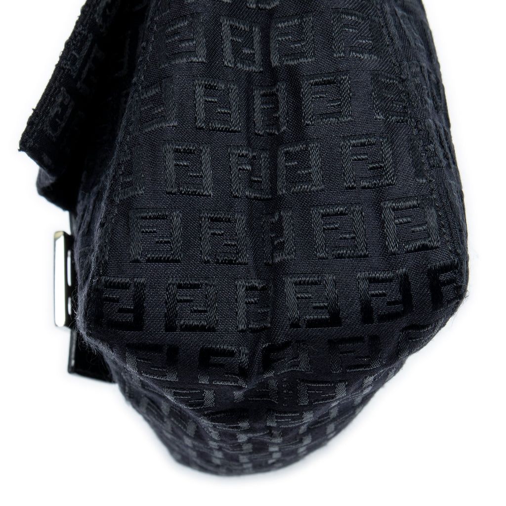 Shoulder Bag Mama Forever Black Zucchino Embossed Canvas
