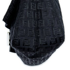 Shoulder Bag Mama Forever Black Zucchino Embossed Canvas