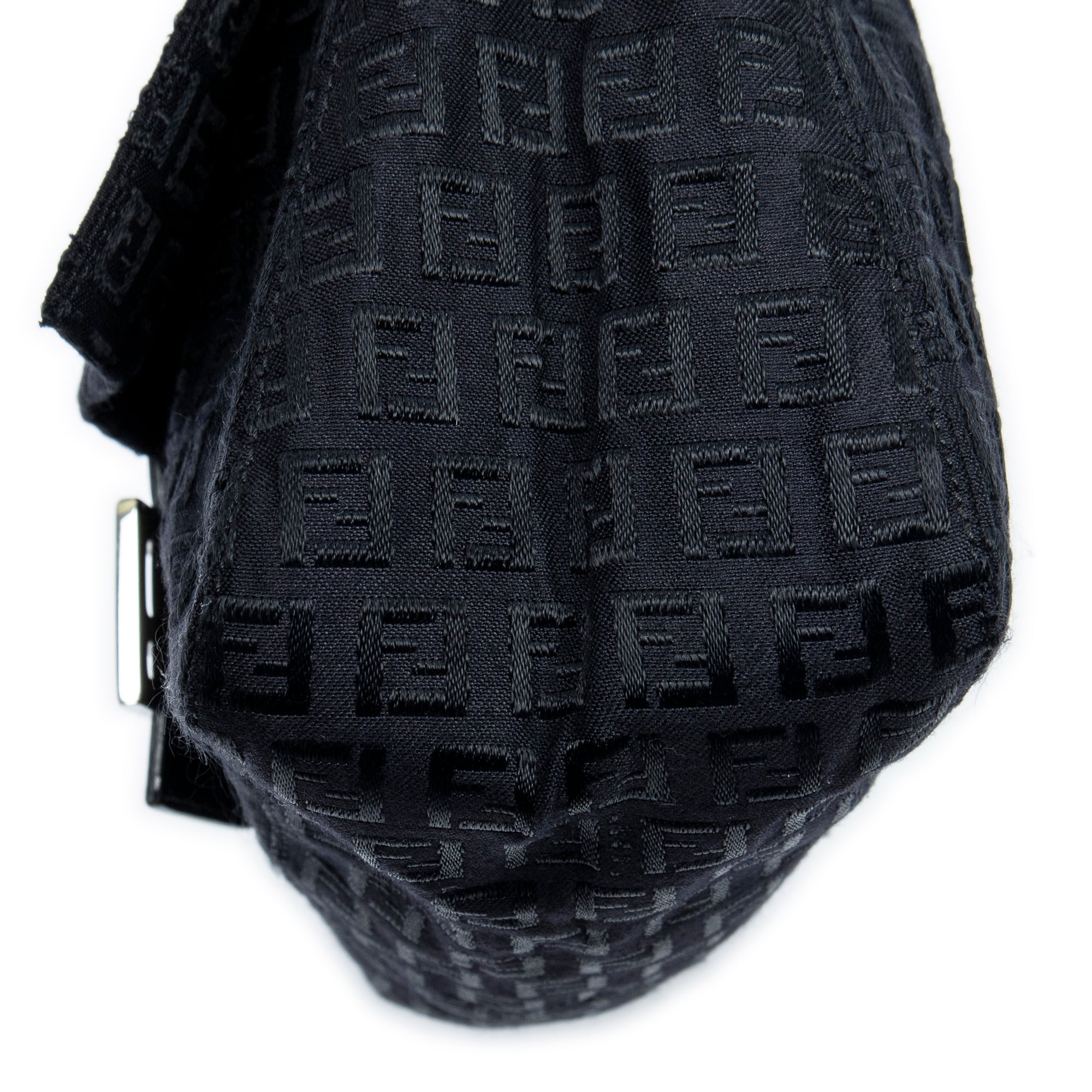 Shoulder Bag Mama Forever Black Zucchino Embossed Canvas