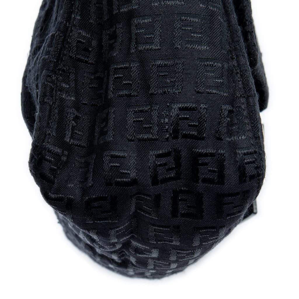 Shoulder Bag Mama Forever Black Zucchino Embossed Canvas