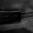 Shoulder Bag Large Square Tote Black Monogrammed Canvas