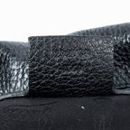 Shoulder Bag Large Jungle Messenger Black Grained Calfskin Leather