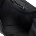 Shoulder Bag Large Flat Messenger Black Monogrammed Nylon Canvas