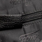 Shoulder Bag Large Flap Messenger Black Guccissima Leather