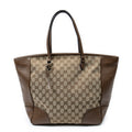 Shoulder Bag Medium Bree Tote Beige Monogrammed Canvas