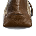 Bolso Bandolera Mediano Bree Tote Lona Monogrammed Beige